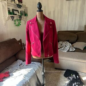 White House Black Market Bold Red Jacket